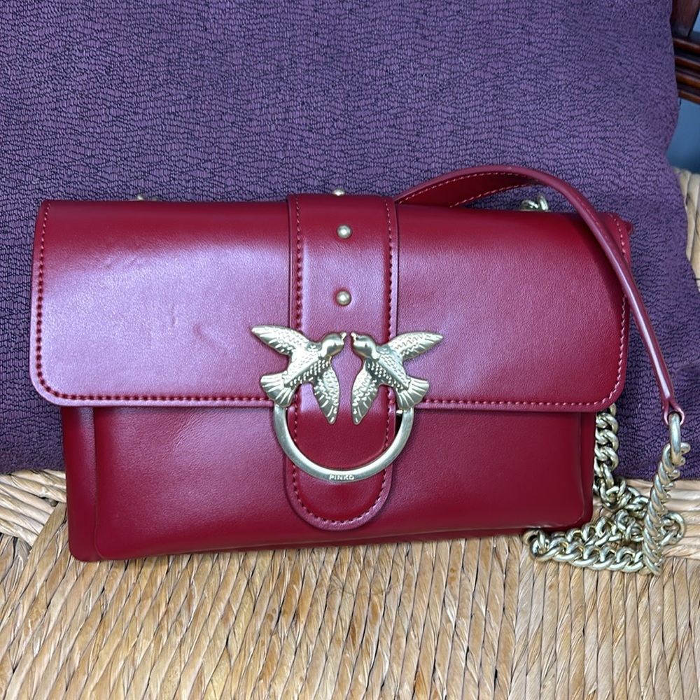 PINKO Love One Classic Logo Crossbody Bag